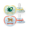 Philips AVENT Cumlík Ultra air Variant: Philips AVENT Cumlík Ultra air modrá/zelená 0-6m obrázok chlapec 2ks