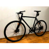 Gravel Fixie Floater Disc Flatbar Bike 56 cm 28 čierny (Štrk fixie floater disk Street Flatbar 56 cm Sora)