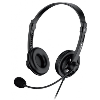 GENIUS sluchátka HS-230U/ USB/ černá 31710021400