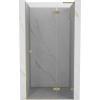 Mexen, Mexen Lunar L Otočné pravé sprchové dvere 80 cm, transparentné, brúsené zlaté - 834L-080-000-55-00-P