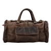 Kožená cestovná taška hnedá - Greenwood Boper 2 hnedá
