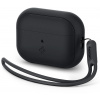 Puzdro na slúchadlá Spigen Silicone Fit Black AirPods Pro 2 (ACS05479)