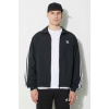 Mikina adidas Originals Adicolor Woven Firebird Track Top pánska, čierna farba, s nášivkou, IT2491