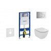 Geberit Duofix Set predstenovej inštalácie, klozetu a dosky Ideal Standard Tesi, tlačidla Sigma01, Aquablade, SoftClose, lesklý chróm 111.300.00.5 NU2
