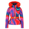 Dámska bunda Goldbergh Muse Faux Border Ski Jacket Absinthe Rainbow