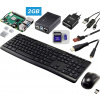 TRU COMPONENTS Pro Set Raspberry Pi® 4 B 2 GB 4 x 1.5 GHz vč. napájecího zdroje, vč. pouzdra, vč. chladicího tělesa, vč. HDMI(TM) kabelu, vč. klávesnice, vč. myši