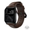 Nomad kožený remienok pre Apple Watch 42/44 mm - Traditional Brown/Black Hardware NM1A4RBT00