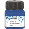 farba na sklo a porcelán 20 ml Kreul Clear 17 dark blue