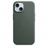 APPLE iPhone 15+ FineWoven Case with MS - Evergreen MT4F3ZM/A