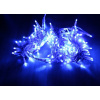 Svetelná LED reťaz modrá, modrá LED FLASH 3 x 4m (150 + 30 FLASH LED) (12 m = 180 LEDiek)