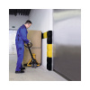 Rohový ochranný profil 500 plastový čierny 250x125x500 mm 2 kusy