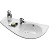 Klasické umývadlo RAVAK Avocado liaty mramor biele 850 x 124 x 450 mm XJ1L1100000