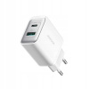 Nabíjačka Joyroom JR-TCF15 sieťová USB-C / USB-A 30W - biela
