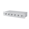 Omnitronic 6-ti zónový PA ovladač hlasitosti 10W stereo, stříbrný