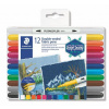 Popisovač na textil, obojstranný, STAEDTLER 