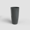 Květináč SANTORINI, 78cm, plast, tm.šedá|ANTHRACITE|Artevasi