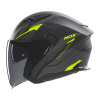 Prilba N130 Myst, NOX (čierna matná, žltá fluo, veľ. S)