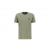 Alpha Industries Basic T Small logo Light Olive tričko pánske Veľkosť: L, Farba: zelená