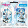 Popbuddies Hodnotenie 2 kovových odznakov Hatsune Miku Set A