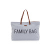 Childhome Cestovná taška Family Bag Canvas Grey