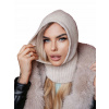 Fashionweek Zimná čiapka v štýle kukla WOOL01 Farba: Béžový, Veľkosť: Universal