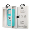 Karl Lagerfeld puzdro gumené Apple iPhone 13 Pro KLHCP13LCHTRB modré