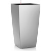 Lechuza Kvetináč CUBICO Premium 30 - silver metallic