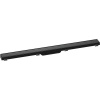 HANSGROHE RainDrain Match vrchná sada sprchového žľabu 90 cm, s výškovo nastaviteľným rámom, čierna, 56040610