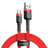 Kábel Baseus Cafule USB-C 3A 0,5 m (červený) 14476