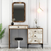 Toaletný stolík Lizbon 545 - Walnut, White