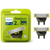 Čepele Philips OneBlade 360 QP420/50 2 kusy (Náhradné čepele Philips OneBlade 360 QP420/50 2 kusy originál)