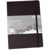 Donau zápisník A5 čierny linajkový