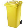 Popolnica 240 l žltá UH kuka KLC