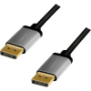 LogiLink DisplayPort AV prepojovací kábel [1x DisplayPort - 1x DisplayPort] 3 m čierna/sivá; CDA0102