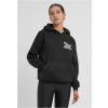 Dreams Over Reality Ladies Fluffy Hoody - black S