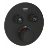 Grohe Sprchová a vanová baterie SmartControl bez podomítkového tělesa phantom black 29507KF0