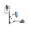 Ergotron LX Wall držiak System, držiak na LCD (all-in-one) + klávesnicu a CPU (45-247-026)