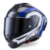ALPINESTARS prilba SUPERTECH R10 ARIUS, ALPINESTARS (karbon/modrá/bílá) 2026 - S