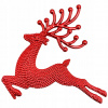 Vianočné ozdoby - Reindeer Holiday Pendants červené dekorácie 2 ks (Vianočné ozdoby - Reindeer Holiday Pendants červené dekorácie 2 ks)