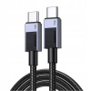 Kábel Ugreen USB typ C - USB typ C 1 m sivý