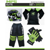 MPS ELITE brankársky florbalový set - GREEN XS