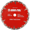 Diamantový kotúč na betón 230x7.5x22,2 - MAR-POL M08736