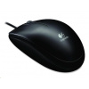 Logitech Logitech® B100 Optical USB Mouse for Bus - BLACK-GREY 910-003357