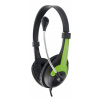 Esperanza Slúchadlá s mikrofónom ROOSTER, zelené 72777 EH158G