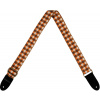 Cascha CUS-JW4 Jacquard Popruh pre ukulele Checkered Orange