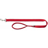 TRIXIE Vodítko PREMIUM s vyplněnou rukojetí 1,20m/15mm (XS-S), - červená