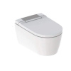 Geberit AquaClean - Elektronický bidet Sela s keramikou, závesný, Rimfree, SoftClosing, lesklý chróm 146.222.21.1