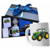 Sada box hrnčekov - JOHN DEER - darček pre farmára k narodeninám