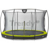 Trampolína s ochrannou sieťou Silhouette Ground Exit Toys prízemná priemer 427 cm zelená