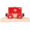 Bigjigs Rail Wagon Červený kontajner